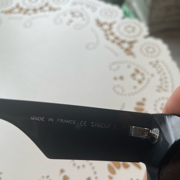 Anne et Valentine Black Sunglasses "Streep" Made in France Luxury Eyewear - Picture 12 of 17